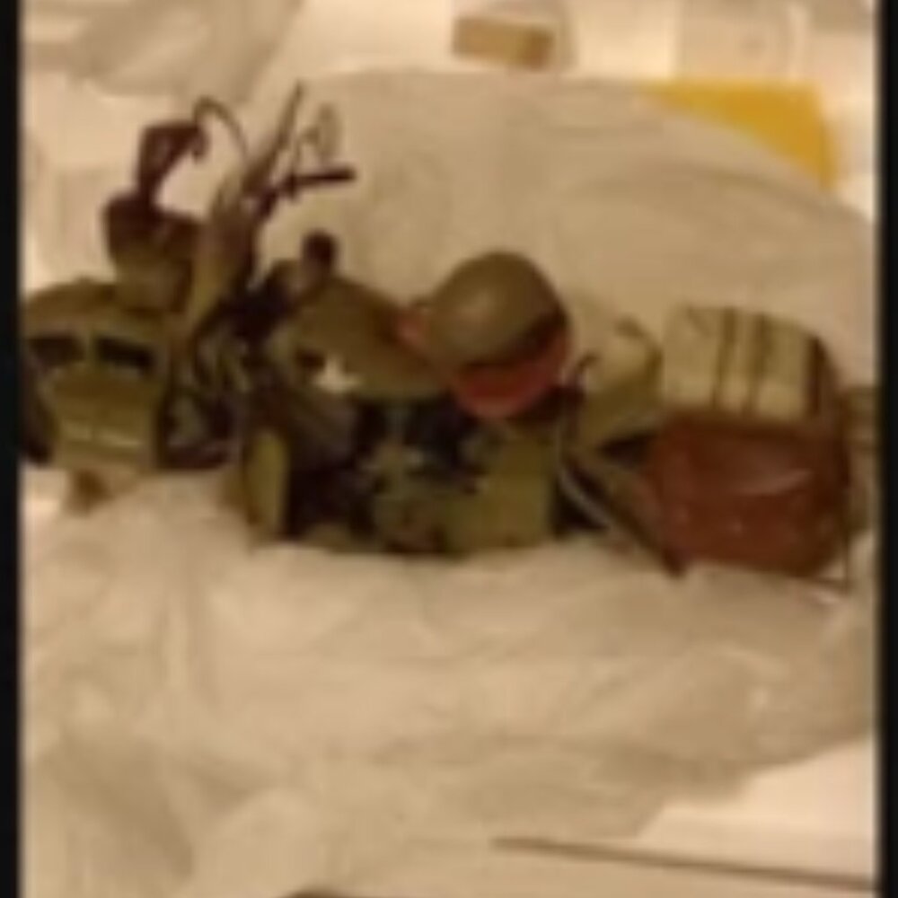 Franklin mint 1:10 scale 1942 Harley Davidson Military Motorcycle